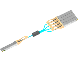 200G QSFP56轉4x 50G QSFP56 AOC