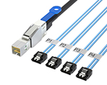 HD Mini SAS SFF-8644轉(zhuǎn)4SATA 服務(wù)器硬盤高速線