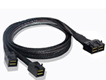 HD Mini SAS SFF-8643 8i轉(zhuǎn)2SFF-8643 4i 內(nèi)部服務(wù)器高速線