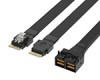 Mini SAS HD SFF-8643 8i轉(zhuǎn)Slim SAS 2SFF-8654 4i硬盤(pán)服務(wù)器高速線