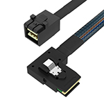 Mini SAS HD SFF-8643轉(zhuǎn)MINI SAS 36P SFF-8087右彎 服務(wù)器數(shù)據(jù)線