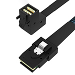 HD Mini SAS SFF-8643內(nèi)彎轉(zhuǎn)Mini SAS SFF-8087 服務(wù)器數(shù)據(jù)線
