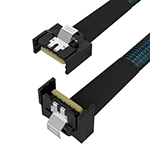 MCIO 4X 直頭對(duì)4X 彎頭 PCIE Gen5高速數(shù)據(jù)線