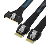 MCIO 8X TO 2*SLIMSAS SFF-8654 4i Gen4 服務(wù)器數(shù)據(jù)線
