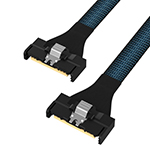 MCIO 8X轉(zhuǎn)MCIO 8X 直頭對(duì)直頭PCIe5.0高速數(shù)據(jù)線