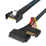 MCIO 4X 轉(zhuǎn)U.2(SFF-8639)+15P 多功能連接器