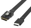 Oculink SFF-8611轉Mini SAS SFF-8087 高速服務器磁盤陣列數(shù)據線