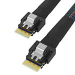 Slim SAS SFF-8654 4i轉(zhuǎn)SFF-8654 4i服務(wù)器內(nèi)置傳輸線