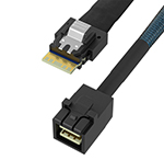 SlimSAS SFF-8654 4i轉(zhuǎn)MiniSAS HD SFF-8643 服務(wù)器硬盤(pán)連接線