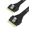 Slim SAS SFF-8654 8i轉(zhuǎn)SFF-8654 74P SAS4.0服務(wù)器磁盤陣列數(shù)據(jù)線