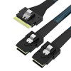 Slim SAS SFF-8654 74P轉(zhuǎn)36P Mini SAS 2SFF-8087 服務(wù)器數(shù)據(jù)線