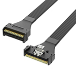 LP SlimSAS SFF-8654 8i轉(zhuǎn)LP SFF-8654 8i 服務(wù)器磁盤陣列數(shù)據(jù)線