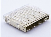 SFP 1X4 帶導光棒壓接腳